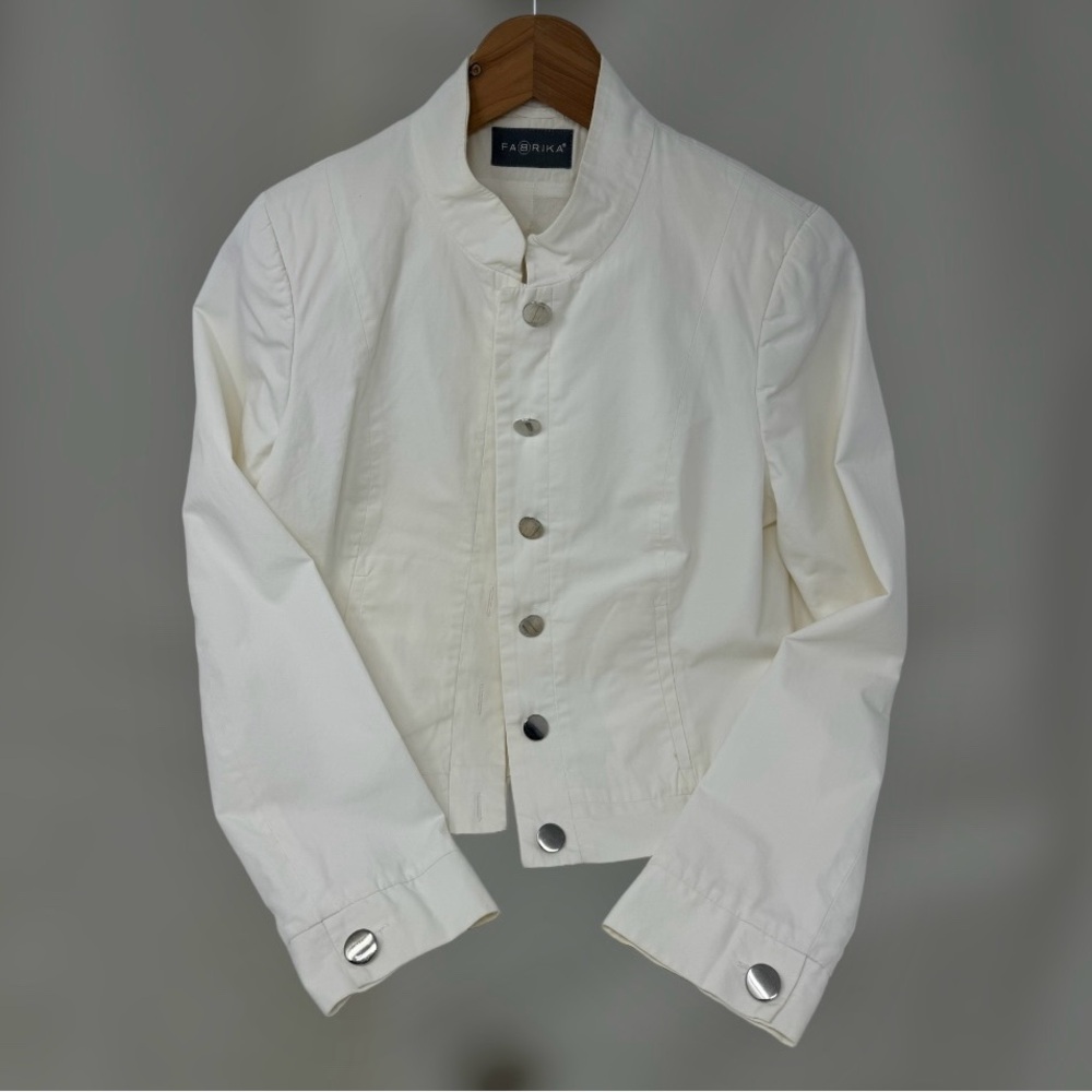 FABRIKA Stand Collar Long Sleeve Jacket - Picture 7 of 13